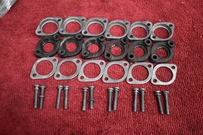 75-78 Datsun 280Z fuel injector mount stand short set of 6 OEM used