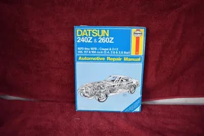 70-78 Datsun 240Z 260Z Haynes repair manual UK version USED