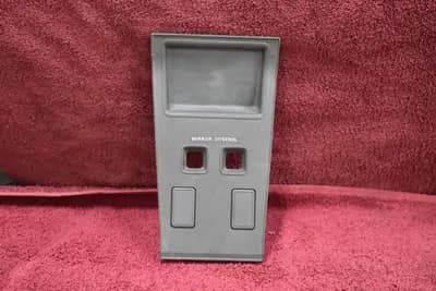 84-89 300ZX center console trim bezel GRAY 96932-01P00 OEM used