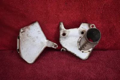 70-71 Datsun 240Z carburetor pre-heat stove pipe manifold shield OEM used