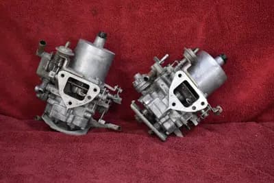 1974 Datsun 260Z flat-top carburetor core pair OEM used need rebuild