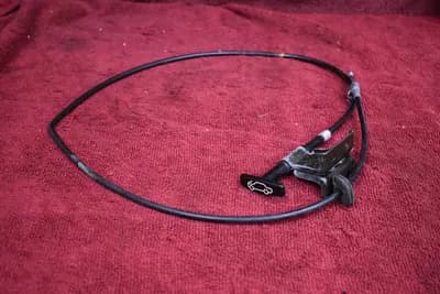 9/1974-6/1976 Datsun 280Z hood release cable w/handle OEM used