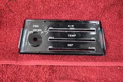 1973 73 240Z (ONLY) heater face plate OEM used