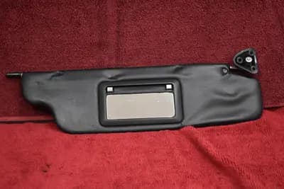 77-78 Datsun 280Z RH passenger visor w/mirror w/o cover OEM used black