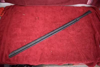 77-78 Datsun 280Z coupe RH passenger inner door sill scuff plate sash OEM used