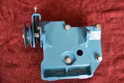 78-83 Datsun 280Z 280ZX A/C compressor bracket w/tensioner + pulley OEM used
