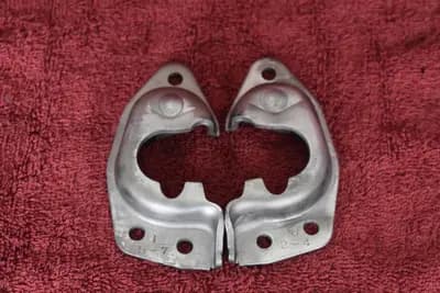 70-76 Datsun 240Z 260Z 280Z door striker pair OEM used RH + LH
