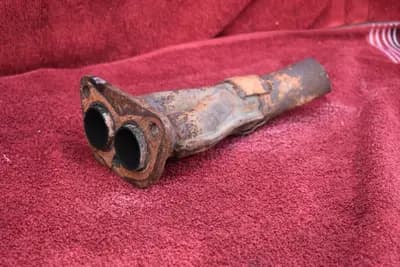70-72 Datsun 240Z exhaust y-pipe double down pipe OEM used 37ID/42OD