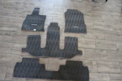 1999-2022 Subaru Ascent Touring floor mat set brown/blue OEM new out of box