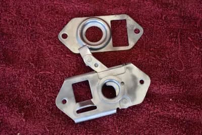 70-78 Datsun 240Z 260Z 280Z hood latch striker + plate assembly OEM used