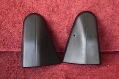 77-78 Datsun 280Z seat belt retractor cover pair OEM used