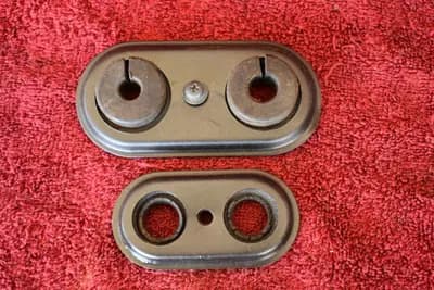 75-78 280Z A/C evaporator line + heater core bezel bracket grommet set OEM used