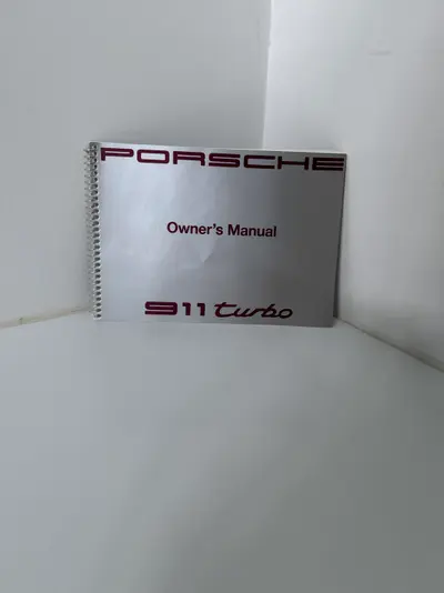 1991 Porsche 911 Turbo Owner’s Manual