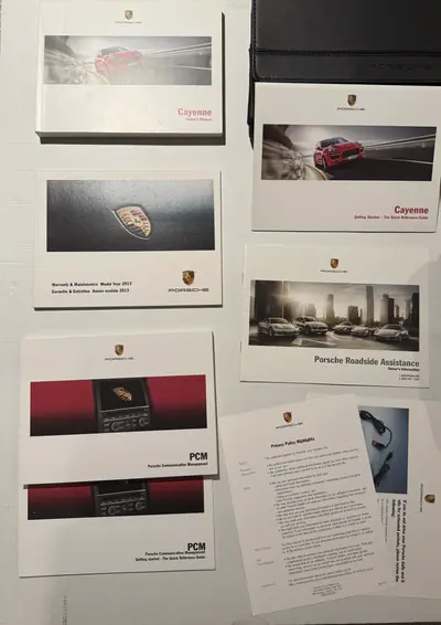 2014 Porsche Cayenne Manual Set