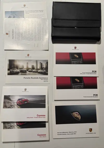 2014 Porsche Cayenne Manual Set