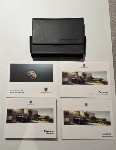 2016 Porsche Cayenne Manual Set