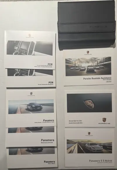 2015 Porsche Panamera Manual Set