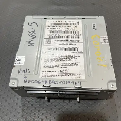 17-19 Mercedes W205 C300 GLC300 AM FM Command Head Unit Navigation Radio OEM