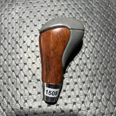 00-06 Mercedes R129 W215 CL500 S500 S55 AMG Shift Shifter Knob Wood OEM Gray