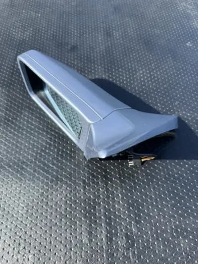 90-96 Mercedes R129 300SL 500SL SL500 Side View Door Mirror Left Driver Blue Oem