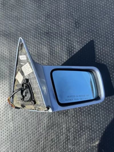 90-95 MERCEDES R129 SL500 RIGHT PASSENGER SIDE EXTERIOR MIRROR Light Blue OEM
