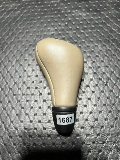 96 Mercedes R129 SL500 shift knob, gear shifter, Beige Oem