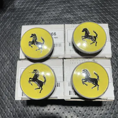 Ferrari Original OEM Wheel Caps (set) # 340066 *damaged* See Pics