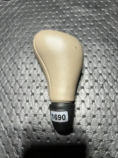 96 Mercedes R129 SL500 shift knob, gear shifter, Beige Oem