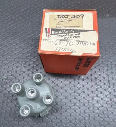Lucas Industries DDJ 209 Distributor Cap For 69-70 Mazda 1200cc Nos Vintage