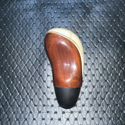 05-10 MERCEDES W171 SLKSHIFT KNOB SHIFTER HANDLE BURLWOOD CREAM LEATHER Oem