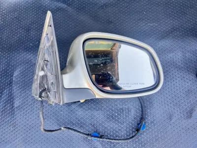 03-06 Porsche Cayenne 955 Front Right Pass Side Door Rear View Mirror OEM Gold
