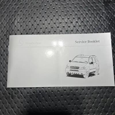 Mercedes ML Series Service Booklet Owners Manual Supplement Oem