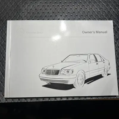 1998 Mercedes benz S320 S420 S500 Owners Manual