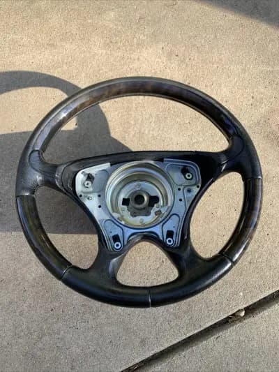 99-02 Mercedes R129 Steering Wheel DESIGNO SPECIAL EDITION BIRDS EYE MAPLE OEM