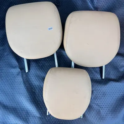 2003-2010 Porsche Cayenne 955 957 Rear Headrest Set 3 OEM