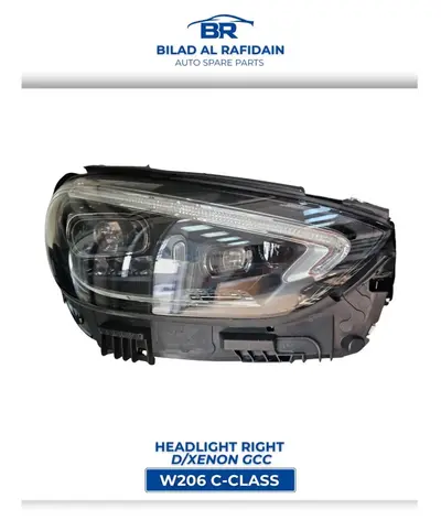 Mercedes-Benz C-Class Right Headlight D/Xenon GCC W206 – Used Genuine