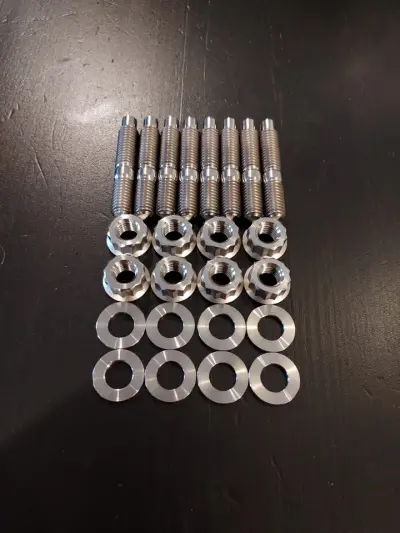 2JZGTE 1JZGTE Titanium Intake Manifold Hardware Stud Kit 8qty