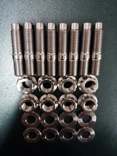 SR20DET CA18DET KA24 Titanium Exhaust Manifold Stud Kit 8qty