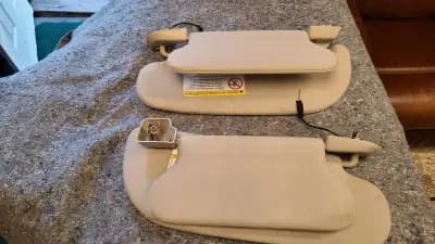 2007-2014 Ford Expedition/Navigator Sun Visor SET Driver & Passenger Beige