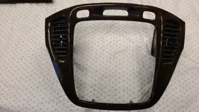 01-07 Toyota Highlander Center Dash speedo bezel trim 3 pc