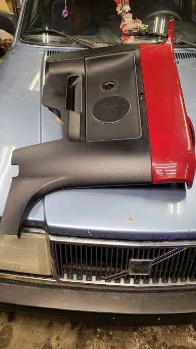 2003-2010 vw beetle convertible Drivers side rear trim panel.
