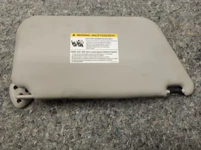 2010-2012 Ford Transit Connect Driver Left Side Sun Visor Gray Black Vinyl OEM
