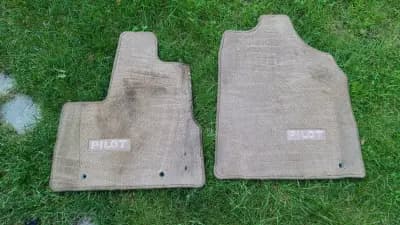 2003-2008 Honda Pilot Front OEM Floor Mats Tan