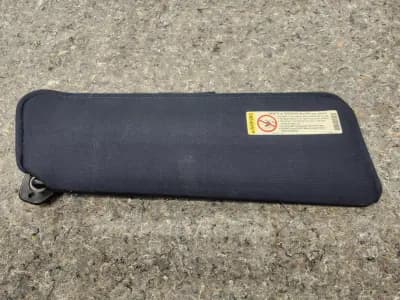 1995-1999 Chevrolet Silverado 2500 Sun Visor Driver Left Side Sunvisor Black OEM